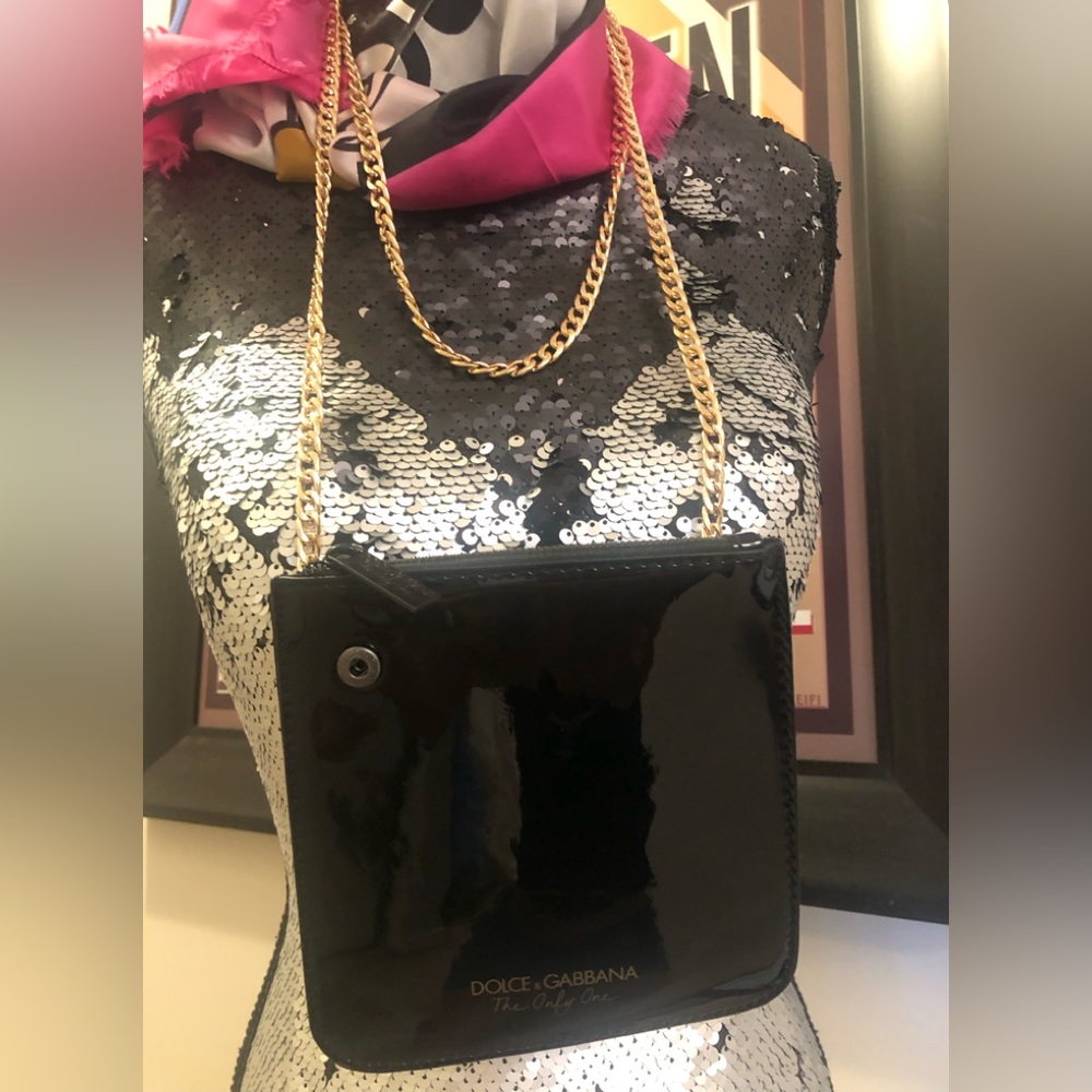 D & G Black Patent Redesigned/Restyled Crossbody Authentic Beauty case revamp